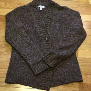 Charter Club Brown Women’s Cardigan Sweater